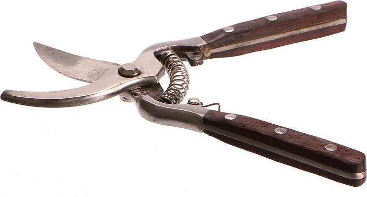 Produktbild GEKO PROFI Gartenschere, Holzgriff, 200mm