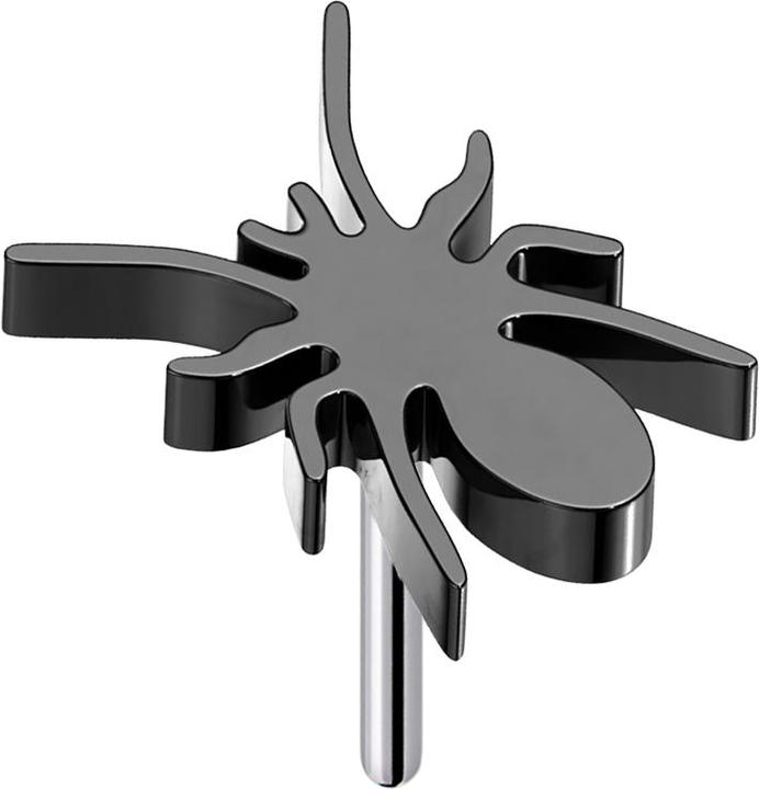 Produktbild Star Piercing Threadless Spinne schwarz (Titan G23, ohne Messing)
