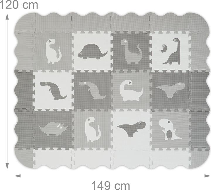 Produktbild Relaxdays 30tlg. Puzzlematte (32 x 32 x 1 cm)