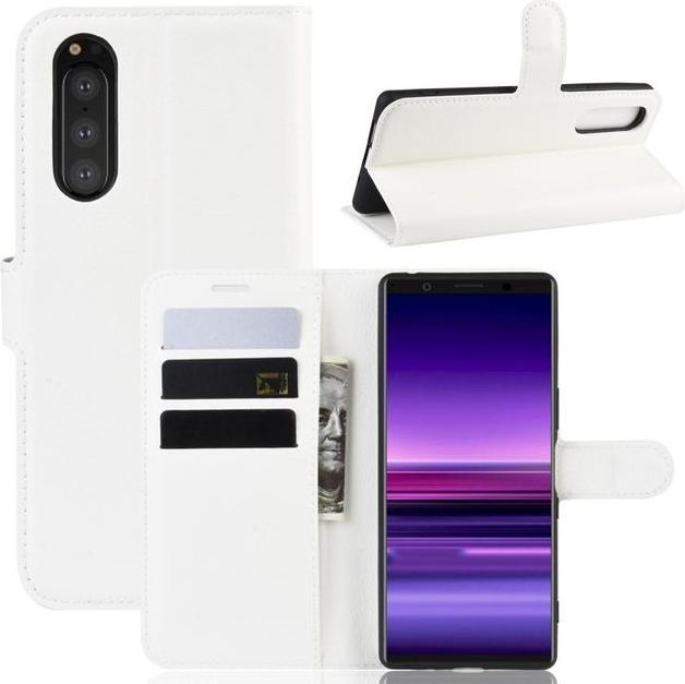 Actual product image MU Classic Litchi Leather Bookcover Series (Sony Xperia 5)
