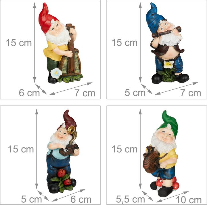 Actual product image Relaxdays Garden gnome