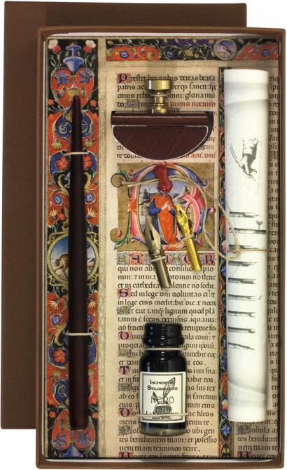 Immagine prodotto Prona Calligrafia Set Portapenne 2 Pennini Inchiostro Gomma