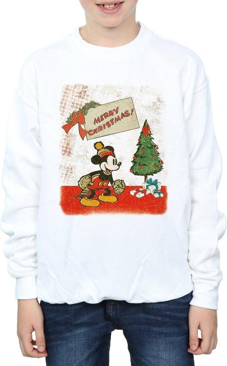 Produktbild Disney Mickey Mouse Vintage Christmas Sweatshirt Jungen (140, 146)