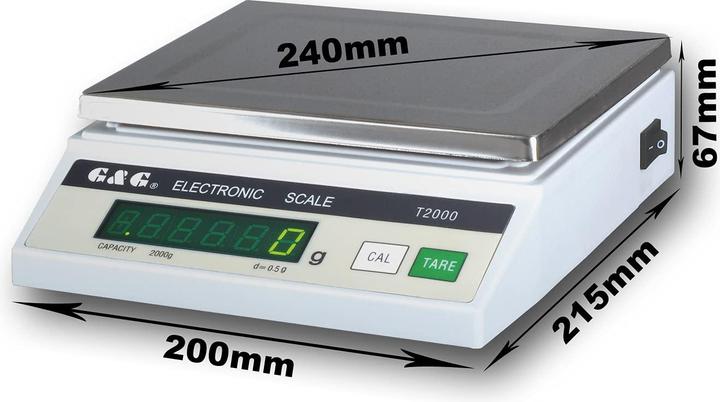 Produktbild G&G Präzisionswaage T5000
