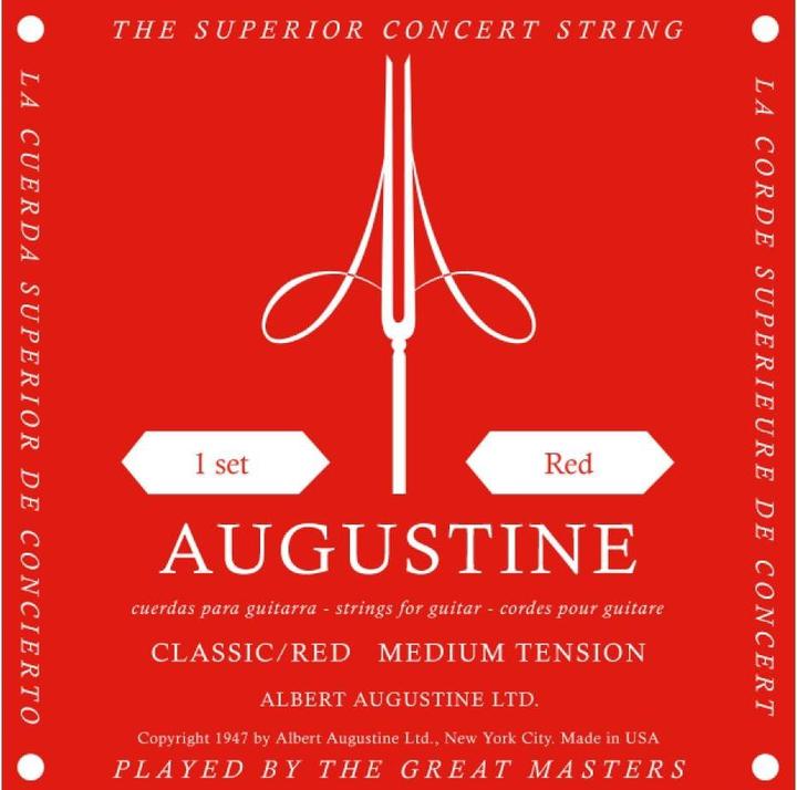Immagine prodotto Augustine Classic Rosso Medio (6 x, Chitarra, 0.03")