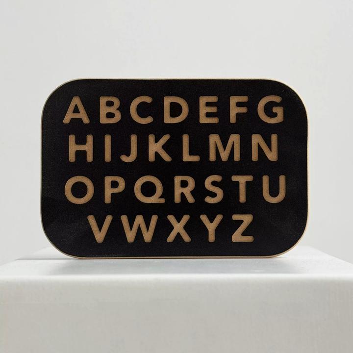 Actual product image Baby Wood Letter Tracing Board