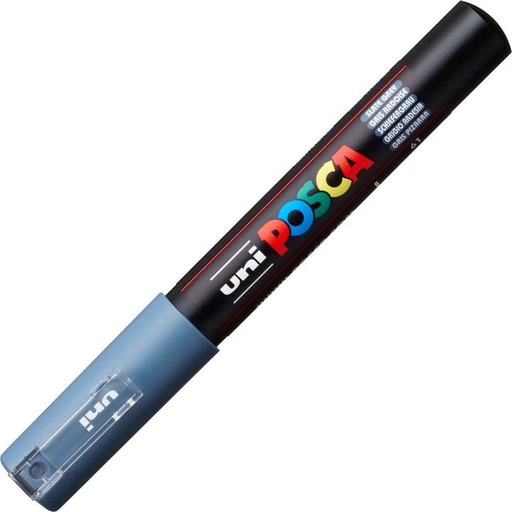 Actual product image Posca Marker PC-1M round tip (Grey, 0.70 mm, 1 x)