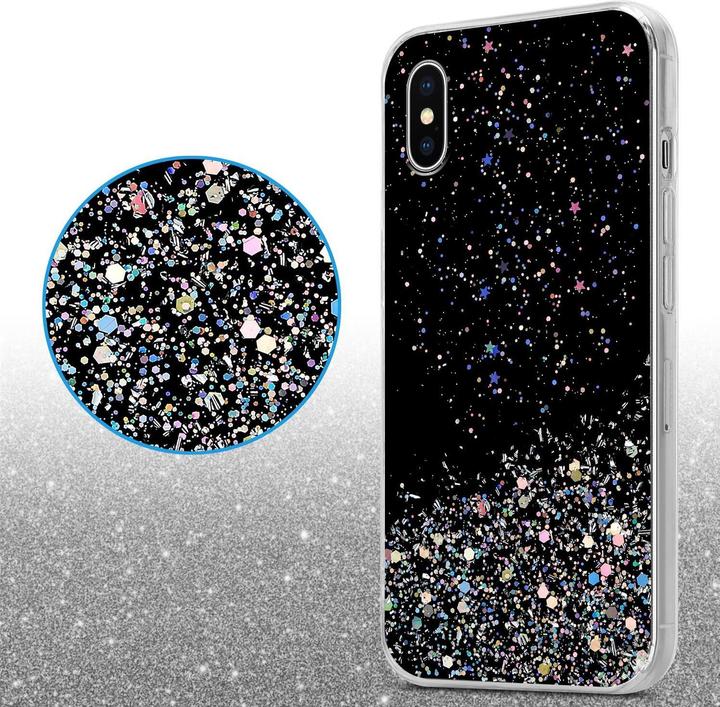 Produktbild Cadorabo TPU Cover funkelnder Glitter (Apple iPhone XS Max)