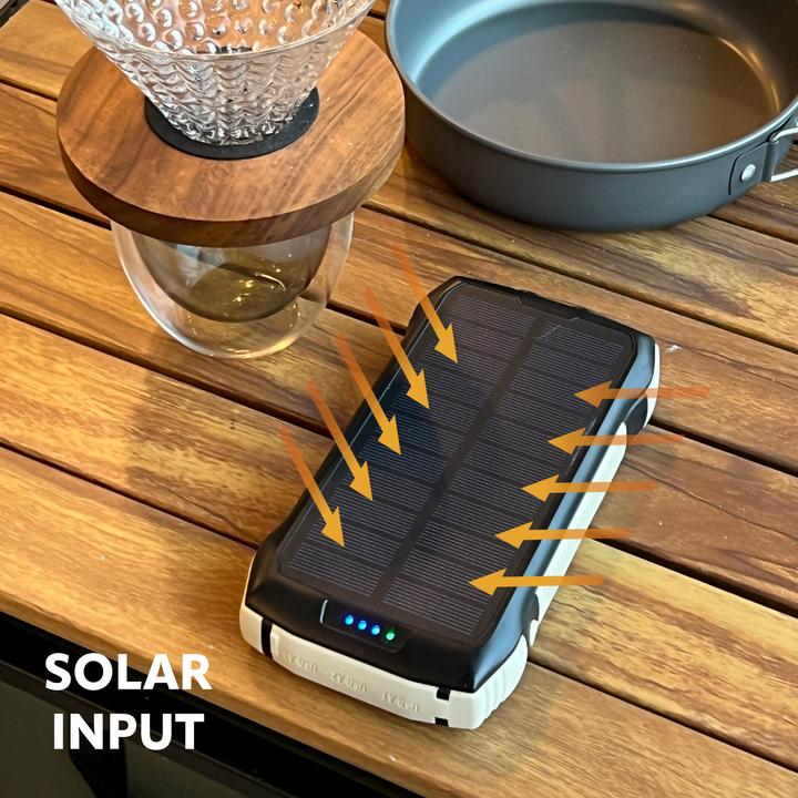 Actual product image Vinnic Solar Powerbank (20000 mAh, 20 W, 74 Wh)