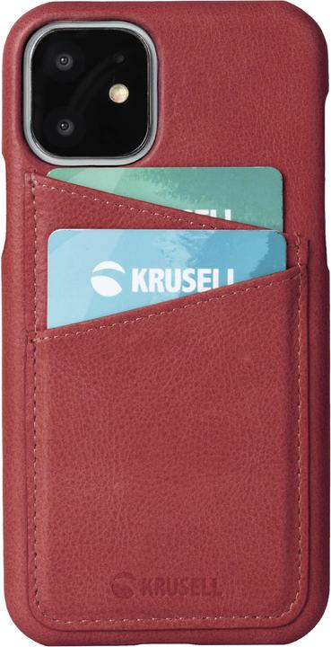 Image du produit Krusell Sunne CardCover Apple iPhone 11 rouge vintage (61791) (Apple iPhone 11)