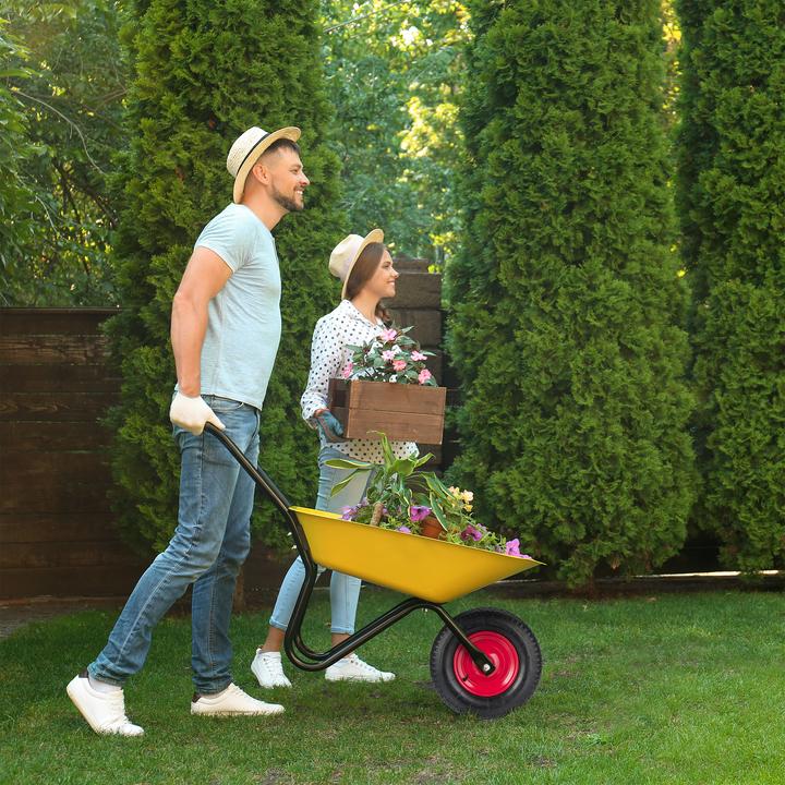Produktbild Relaxdays Schubkarrenrad