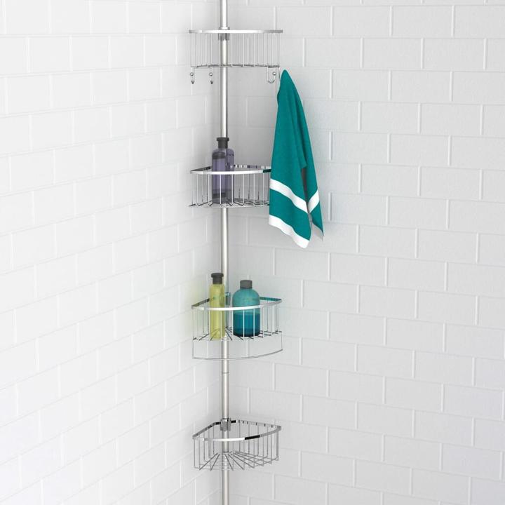 Actual product image Eisl Telescopic corner shower shelf (23 x 27 x 245 cm)