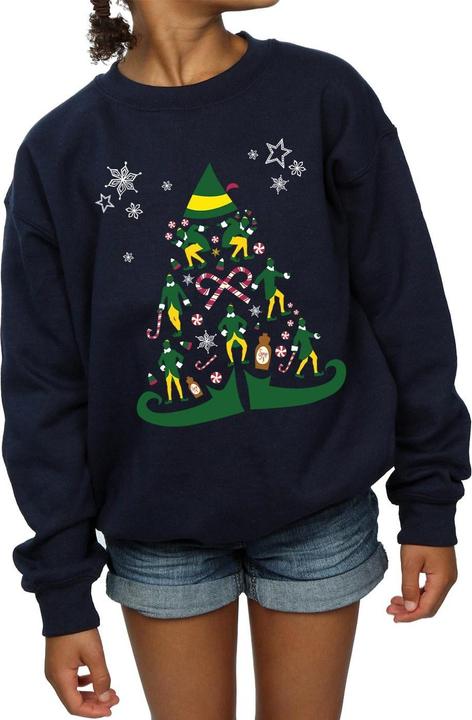 Produktbild Elf Christmas Tree Sweatshirt Mädchen (152, 158)