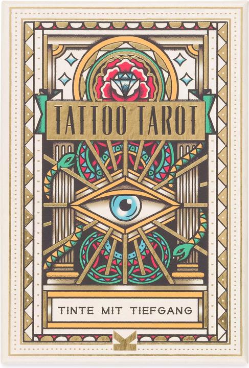 Produktbild Kartenspiel Tattoo Tarot - Tinte mit Tiefgang