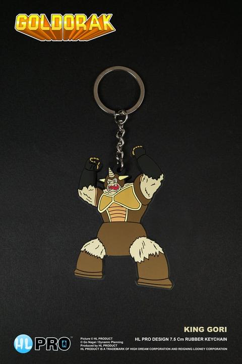 Produktbild High Dream Goldorak porte-clés caoutchouc King Gori 7 cm
