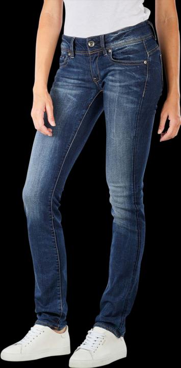 Produktbild G-Star Midge Saddle Mid Straight Jeans Neutro dk aged (W34/L34)