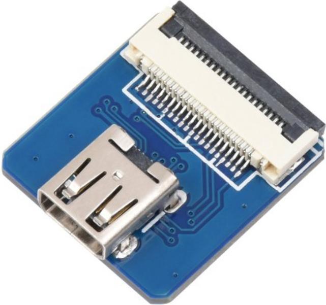 Actual product image WaveShare Micro HDMI Female connector horizontal (HDMI)