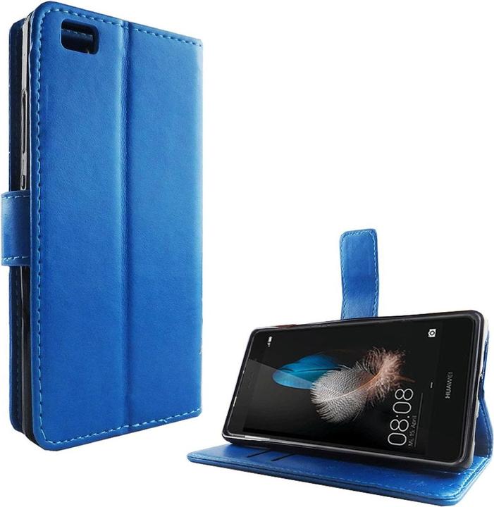 Produktbild König Design Hülle Handy Schutz für Huawei P8 Lite Case Cover Tasche Wallet Etui Handyhülle (Huawei P8 Lite)