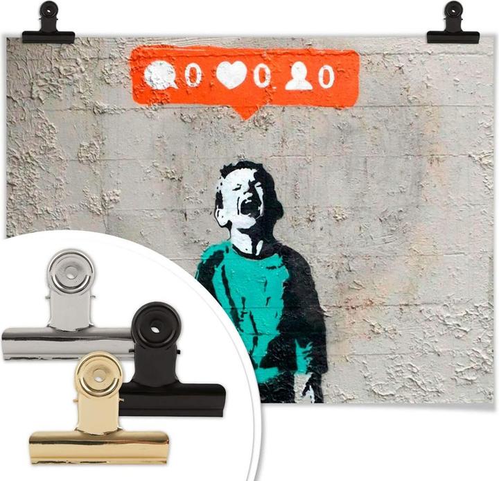 Image du produit Trenddeko Nobody likes me (Personne ne m'aime) (30 x 24 cm)