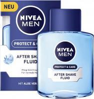 Nivea Men as fluid original-mild, 100ml Flasche (Aftershave Sprühpumpe, 100 ml)