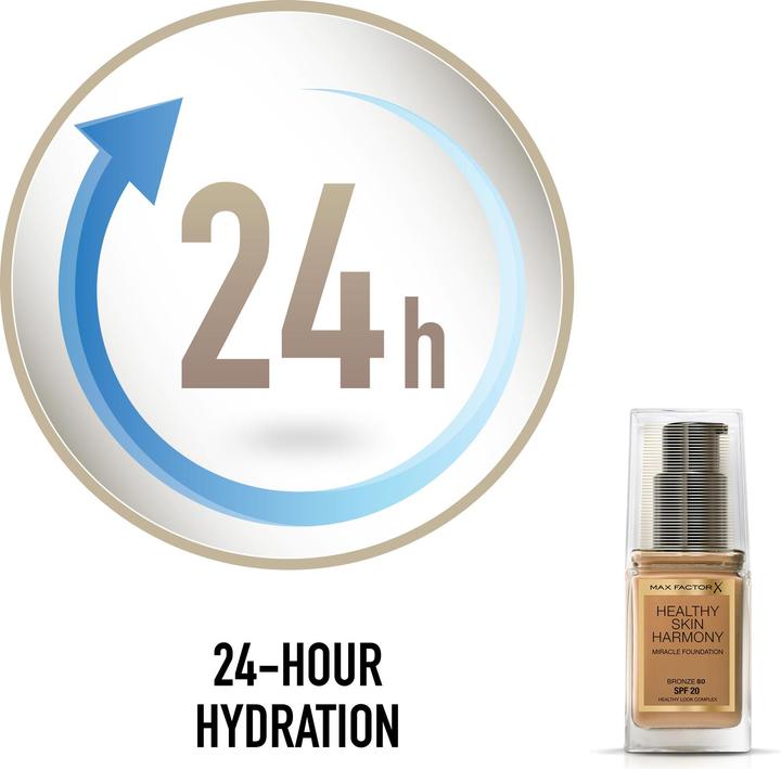 Image du produit Max Factor Healthy Skin Harmony 30 ml flacon pompe Crème 80 Bronze (80 Bronze)