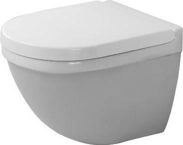 Produktbild Duravit Wand-WC STARCK 3 COMPACT tief, 360x485mm HygieneGlaze weiss