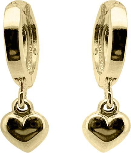 Produktbild JGZ Creolen mit Herz 9 Karat Gelbgold 375 (9 Karat Gold 375)