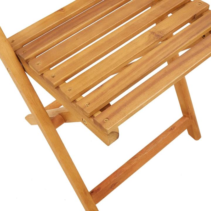 Immagine prodotto VidaXL Sedie da bistrot 2 pezzi. Acacia e tessuto