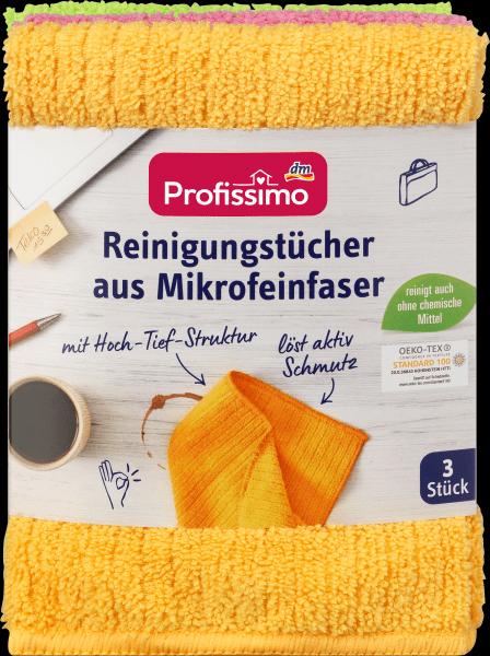 Image du produit dm Profissimo Lingettes nettoyantes en microfibres (3 pcs)