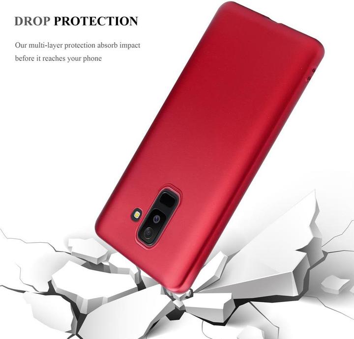 Actual product image Cadorabo Bumper TPU Matt Metallic (Samsung Galaxy A6+)