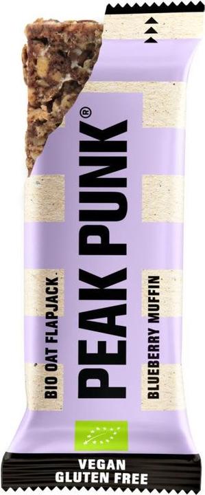 Actual product image Peak Punk Organic Oat Flapjack (Blueberry Muffin, 1 pcs., 60 g)