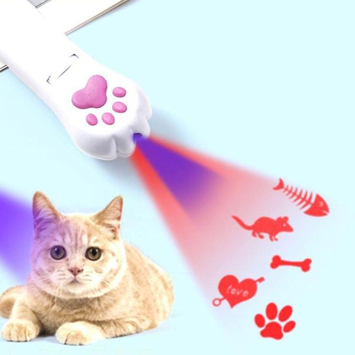 Actual product image 5 in 1 laser pointer LED torch presentation cat toy laser light