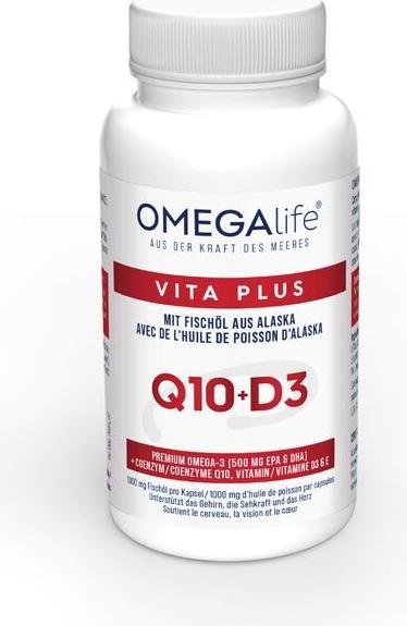 Produktbild Omega-Life OMEGA Life Vita Plus Kaps Ds 90 (90 Stück, Kapseln, 202 g)