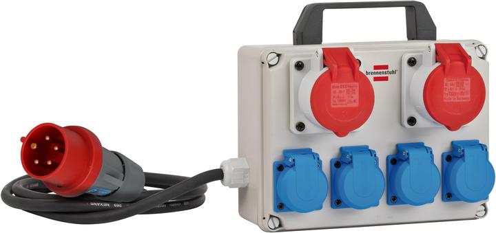 Actual product image Brennenstuhl Compact mini distributor BKV 2/4 T IP44 11536 (4 x, CEE)