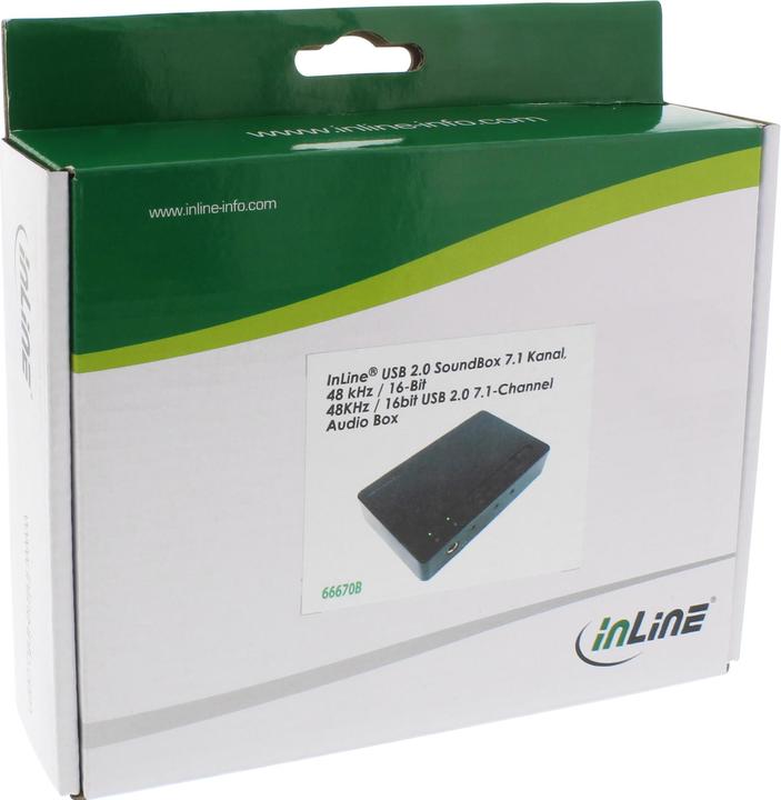 Image du produit InLine USB 2.0 SoundBox 7.1 (USB 2.0)