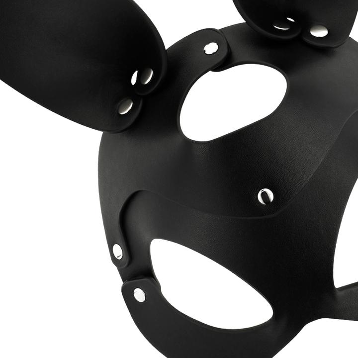 Image du produit Coquette Masque en cuir avec oreilles de lapin/chat (Taille unique)