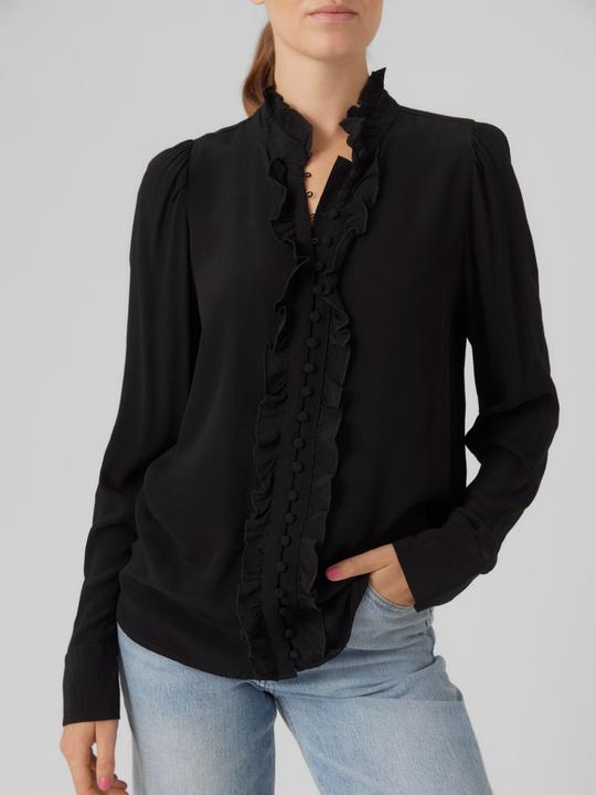 Produktbild Vero Moda Vmsella L/S Frill Shirt Wvn Exc Hemd (S)