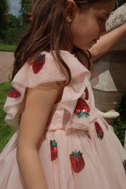 Produktbild Konges Slojd Yvonne Fairy Kleid Strawberry (122)