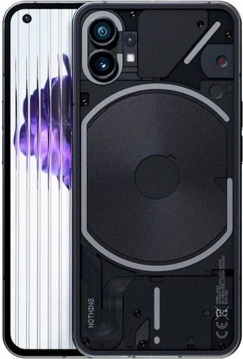Actual product image Nothing Phone (1) (8GB) (128 GB, Black, 6.55", Dual SIM, 50 Mpx, 5G)