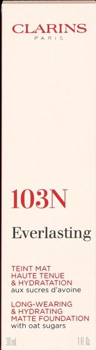 Actual product image Clarins Everlasting Foundation No.103N Ivory (103N Ivory)