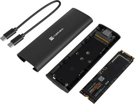 Produktbild Genesis NATEC NKZ-2286 Speicherlaufwerksgehäuse SSD-Gehäuse Schwarz M.2 (M.2)