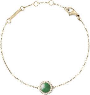 Daniel Wellington Gold-Plated Bracelet With Jadeite And Crystals