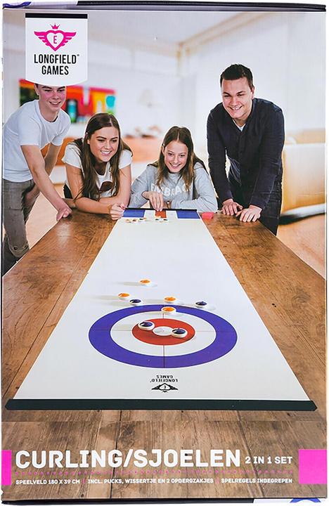 Actual product image Engelhart 2 in 1 - Curling and Shuffleboard
