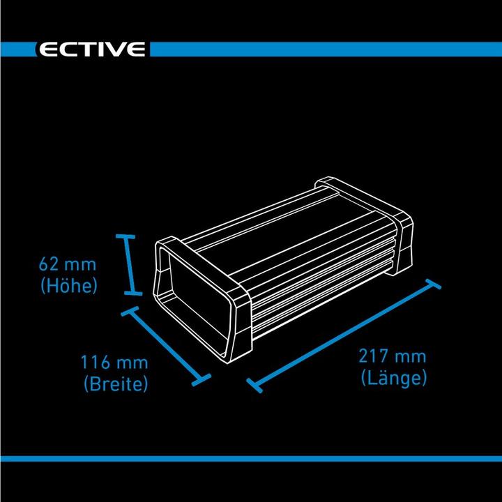 Actual product image Ective Multiload 20 LFP 20A/12V 8-stage battery charger (12V, 20 A)