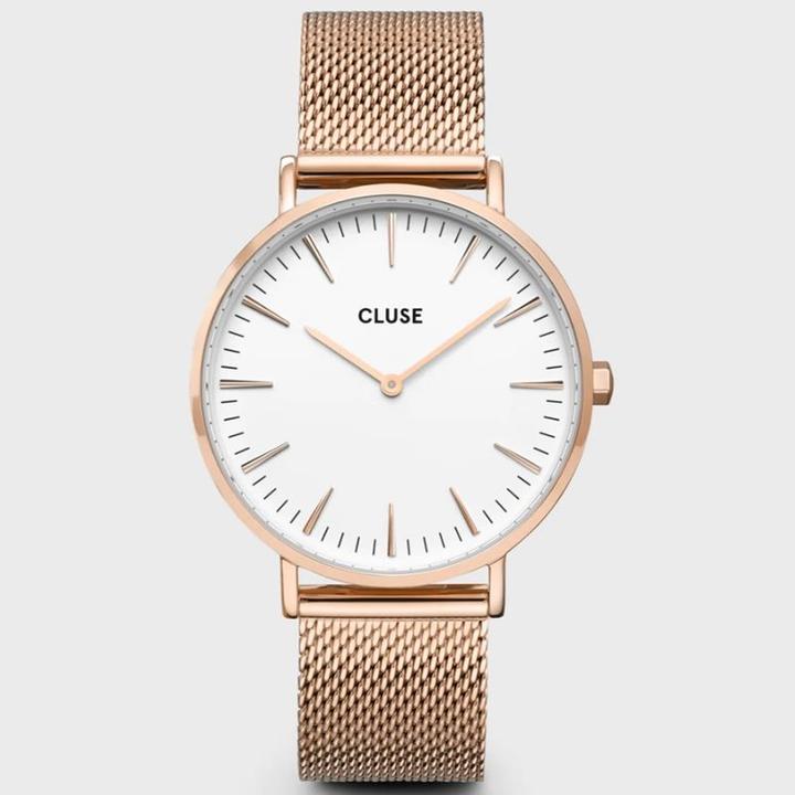 Image du produit Cluse La Bohème Mesh Rosé (Montre analogique, 38 mm)