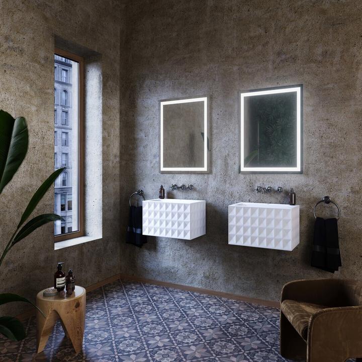 Immagine prodotto Emco MI 230 Specchio luminoso a LED, luce tagliata su tutto il perimetro, interruttore a sensore nas