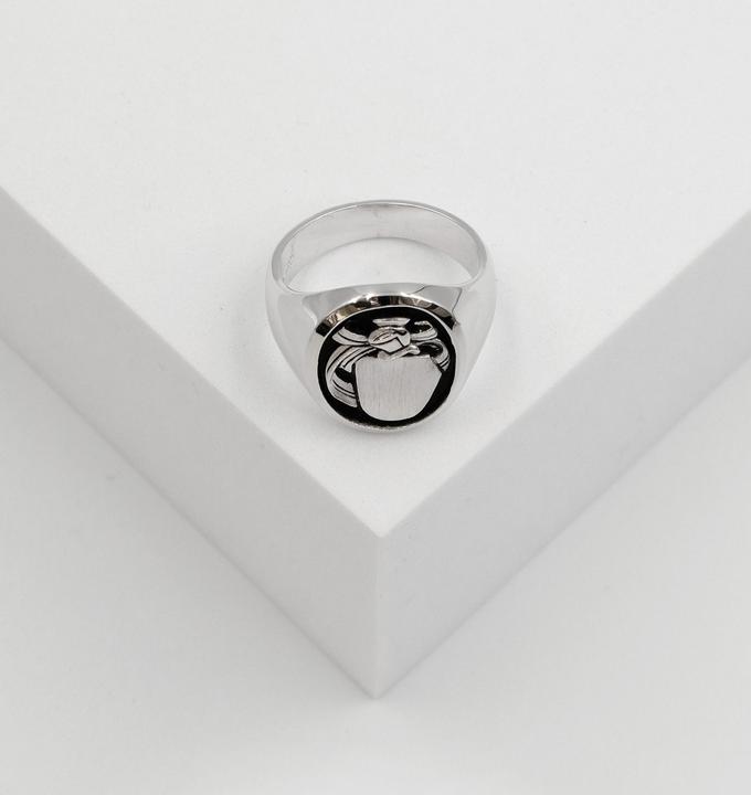 Immagine prodotto Muau Anello con stemma (63, 925 Argento)