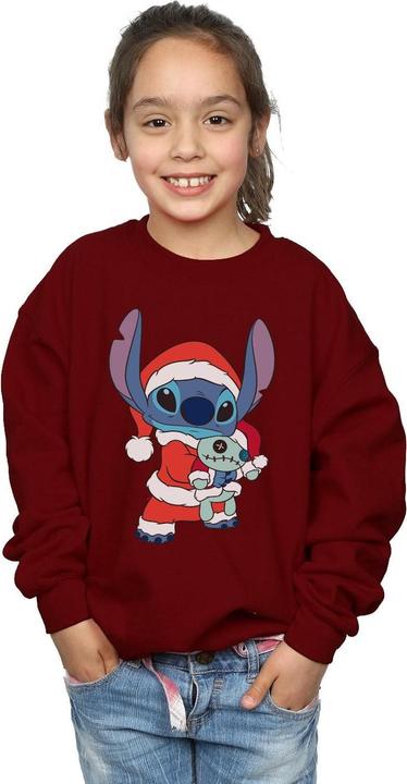 Produktbild Disney Lilo And Stitch Stitch Christmas Sweatshirt Mädchen (152, 158)