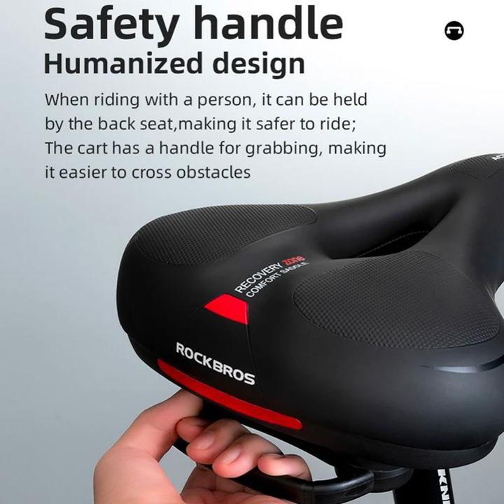 Image du produit Rockbros Selle de vélo AQ-6090R - noir et rouge