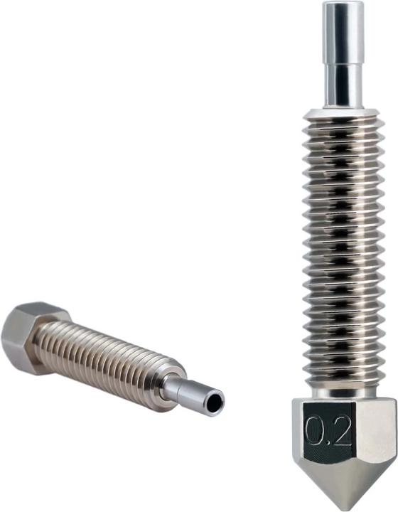 MicroSwiss Micro Swiss Brass Plated Wear Resistant Nozzle for FlowTech™ Hotend (Blast pipe)